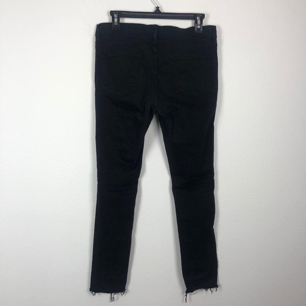 Frame black Le Skinny De Jeanne ripped jeans - Picture 8 of 9
